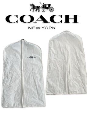 COACH White Garment Bag 🔥 - Like New, Never Used